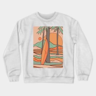 A beachside view Crewneck Sweatshirt